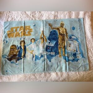 Star Wars Pillowcases Set of 2 Vintage Style Character Print Standard Size